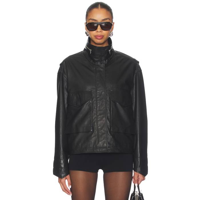 オールセインツ Allsaints 【 Clay Jacket Women Black 】 Jacket 上衣 レディース 黒いこと 黒いこと レディースファッション-コート・ジャケット