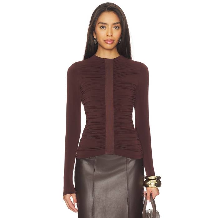 Herve Leger 【 The Veronica Top Women Walnut 】 ベロニカ レディース