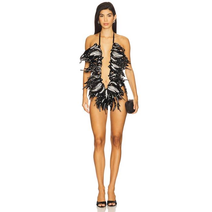 The Dolls House 【 Liza Romper Women Black 】 ロンパース レディース 黒いこと 黒いこと