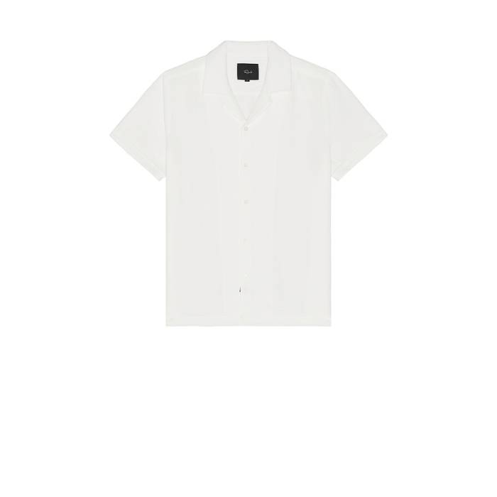 レイルズ Rails 【 Amalfi Shirt Men White Seersucker 】 メンズ 白いこと 白いこと