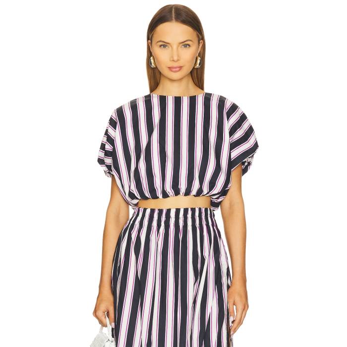 Mikoh 【 Opihi Top Women Cabana Stripe 】 レディースファッション トップス ベアトップ チューブトップ レディース Stripe ストライプ