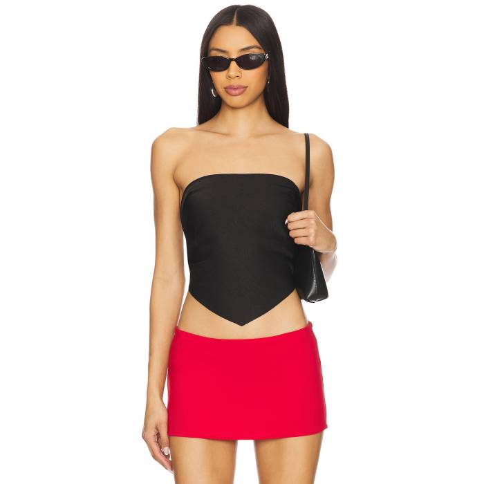 Superdown 【 Cosima Top Women Black 】 レディース 黒色 ブラック|スニケス