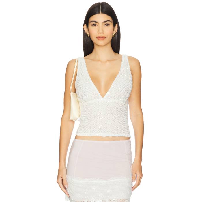 Superdown 【 Adriana Top Women White 】 レディース 白色 ホワイト｜スニケス