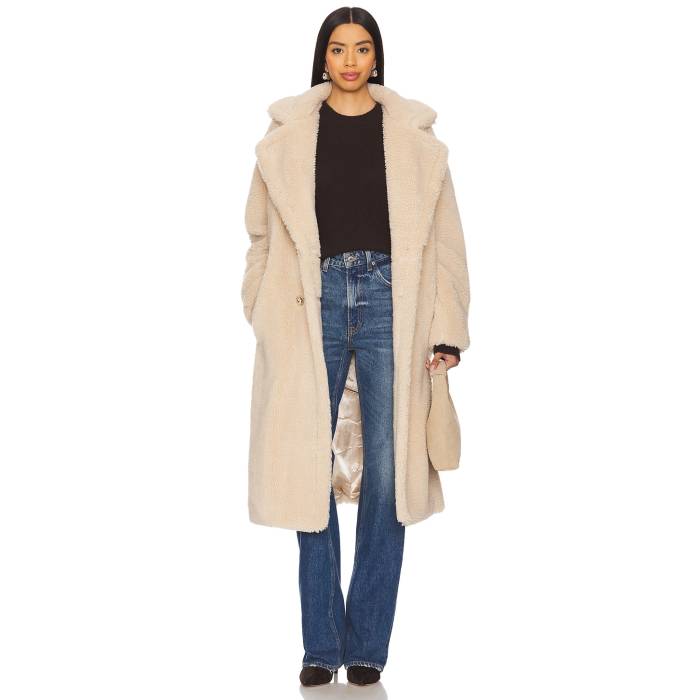 Generation Love 【 Terry Faux Lamb Fur Coat Women Truffle 】 レディースファッション コート ジャケット レディース