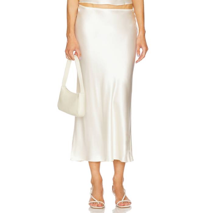 Eaves 【 Chana Silk Midi Skirt Women Ivory 】 レディース アイボリー|スニケス