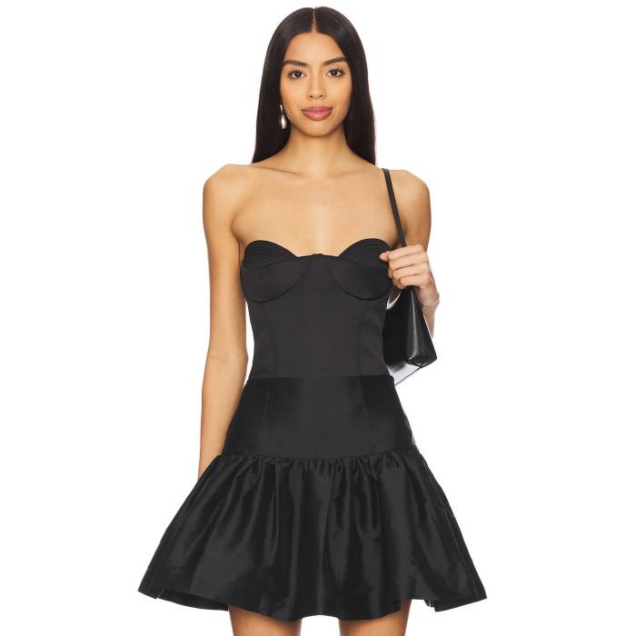 Anna October 【 Raya Corset Women Black 】 レディースファッション トップス ベアトップ チューブトップ レディース 黒色 ブラック