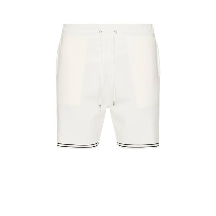 Ser.o.ya 【 Daniel Knit Short Men White & Black 】 ニット メンズファッション ズボン パンツ メンズ 白色 ホワイト 黒色 ブラック