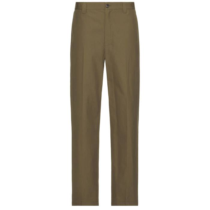 フレーム Frame 【 Straight Leg Chino Trousers Men Moss Green 】 チノ メンズファッション ズボン パンツ メンズ green 緑・グリーン