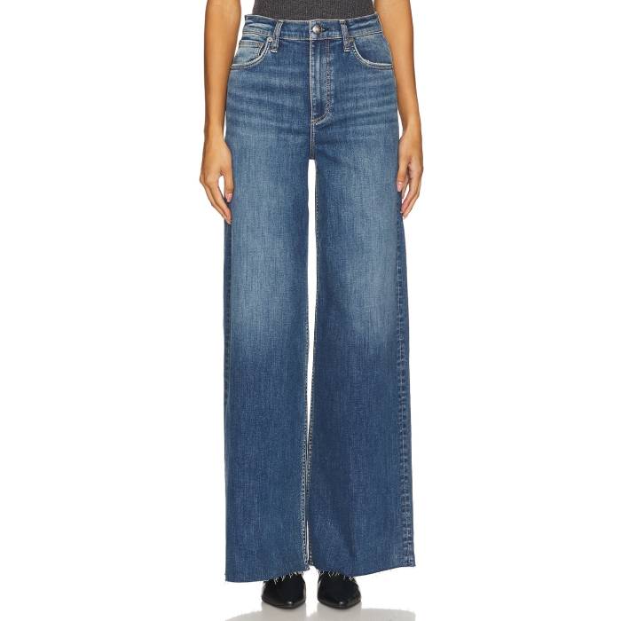 ラグアンドボーン Rag & Bone 【 Flexi Sofie High Rise Wide Leg Jeans Women Willow 】 ハイ ライズ ジーンズ レディースファッション ボトムス パンツ レディース