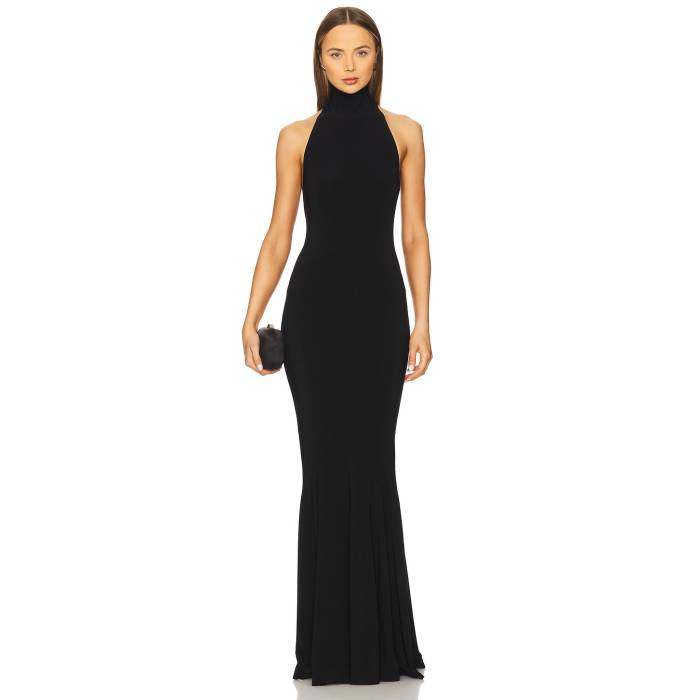 Norma Kamali 【 Halter Fishtail Gown Women Black 】 レディースファッション ドレス レディース 黒色 ブラック 33,800円