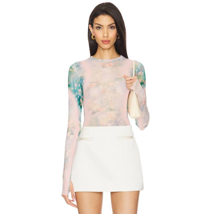 Afrm 【 Kaylee Top Women Placed Fog Floral 】 レディースファッション トップス その他 レディース 14,208円