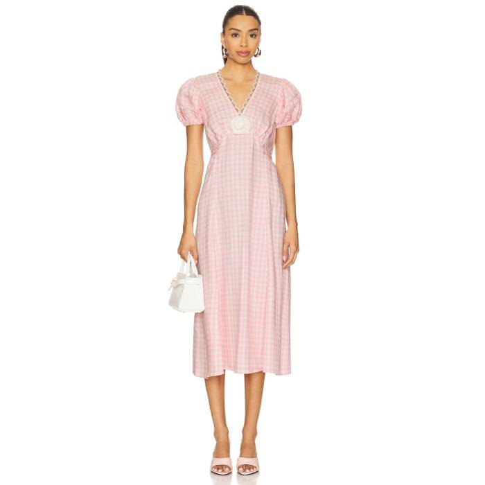 Sleeper 【 The Genus Rosa Dress Women Pink Vichy 】 お召しもの レディース pink サクラ色