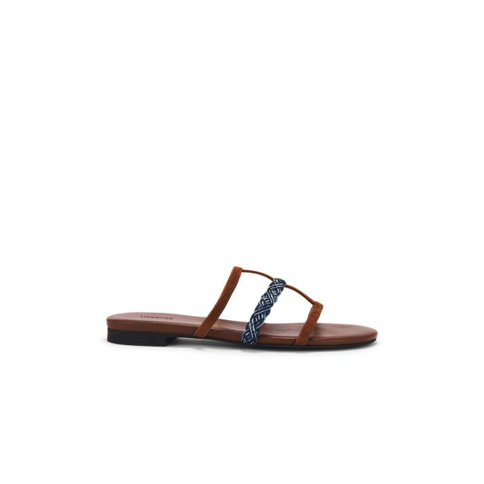 L'agence 【 Hennie Sandal Women Cognac Suede 】 レディース スエード・スウェード｜スニケス