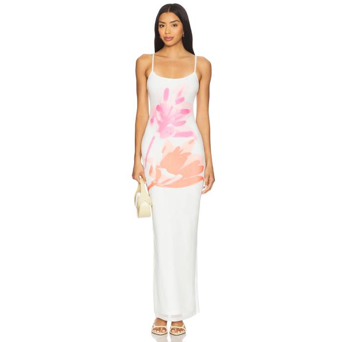 Superdown 【 Jobelle Maxi Dress Women White Multi 】 ドレス レディースファッション ドレス レディース 白色 ホワイト
