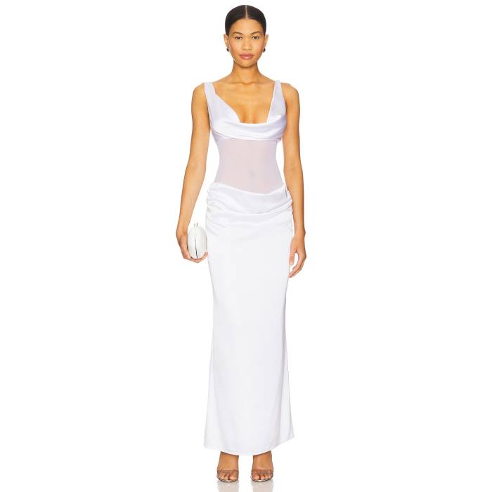 Superdown 【 Astri Maxi Dress Women White 】 ドレス レディースファッション ドレス レディース 白色 ホワイト