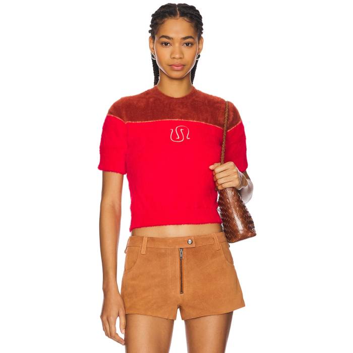 Understated Leather 【 X Revolve Fuzzy Sweater Women Multi 】 調教師 レディース