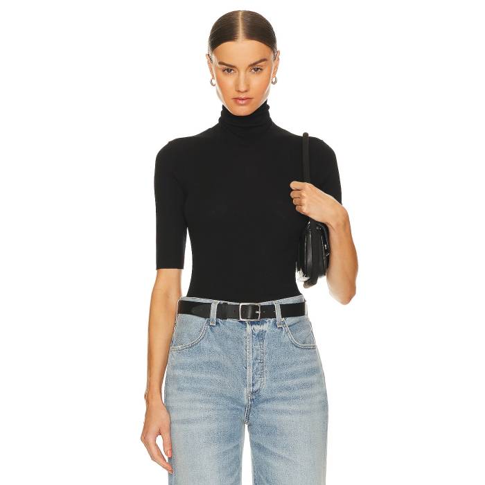 行動論理 Theory 【 Leenda B Sweater Women Black 】 調教師 レディース 黒いこと 黒いこと
