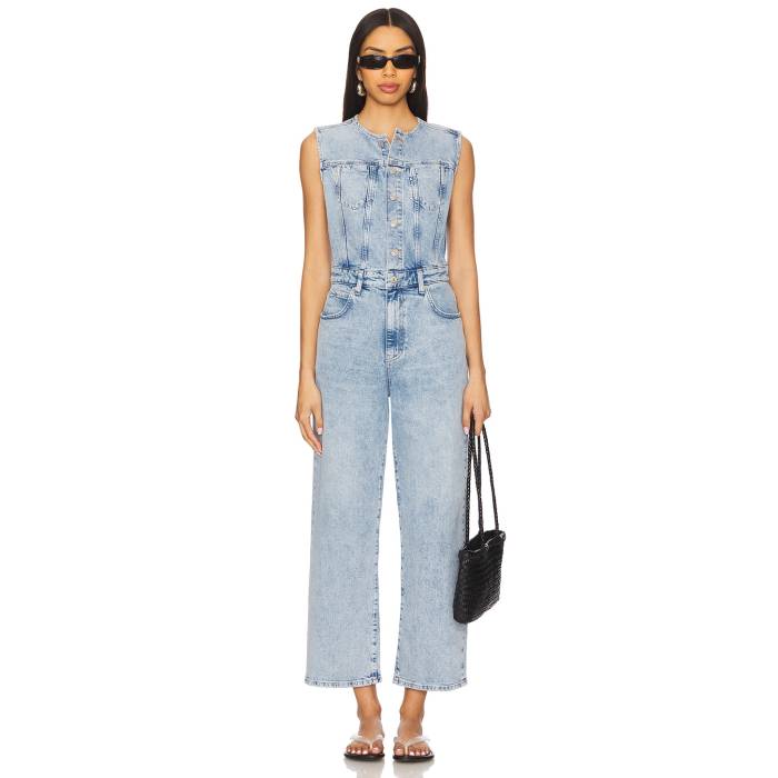 ページ Paige 【 Cirie Ankle Denim Jumpsuit Women Mezza 】 ジーンズ 飛び降りる背広 レディース