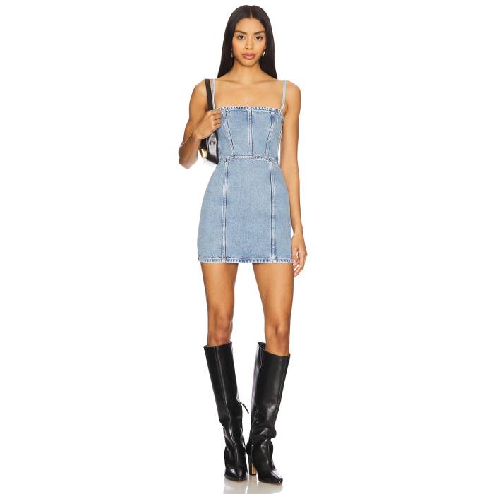 Icon Denim 【 Judy Mini Dress Women Sky 】 ドレス レディースファッション ドレス レディース スカイ