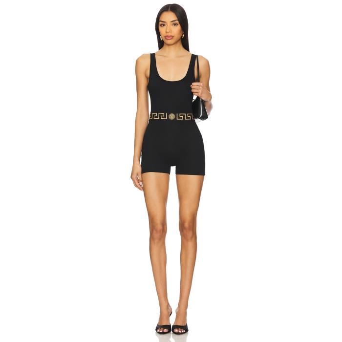 ヴェルサーチ Versace 【 Jumpsuit Women Black 】 ジャンプスーツ レディースファッション その他 レディース 黒色 ブラック 41,860円