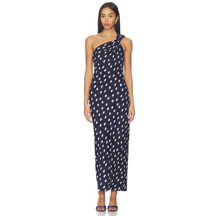 Cult Gaia 【 Terre Dress Women Small Dot Deep Lake 】 御召しもの レディース ディープ