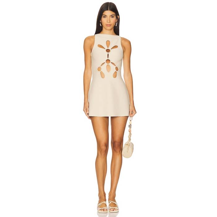 Cult Gaia 【 Franco Knit Dress Women Beach 】 編み物 御召しもの レディース