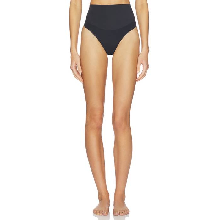 フルールドゥマル Fleur Du Mal 【 Le Stretch Micro High Waist Thong Women Black 】 Micro ミクロ 御機嫌 レディース 黒いこと 黒いこと