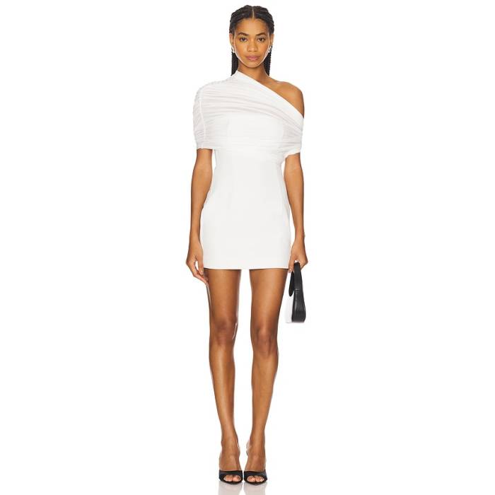 Seroya 【 Selma Mini Crepe Dress Women Porcelain 】 縮緬 お召しもの レディース