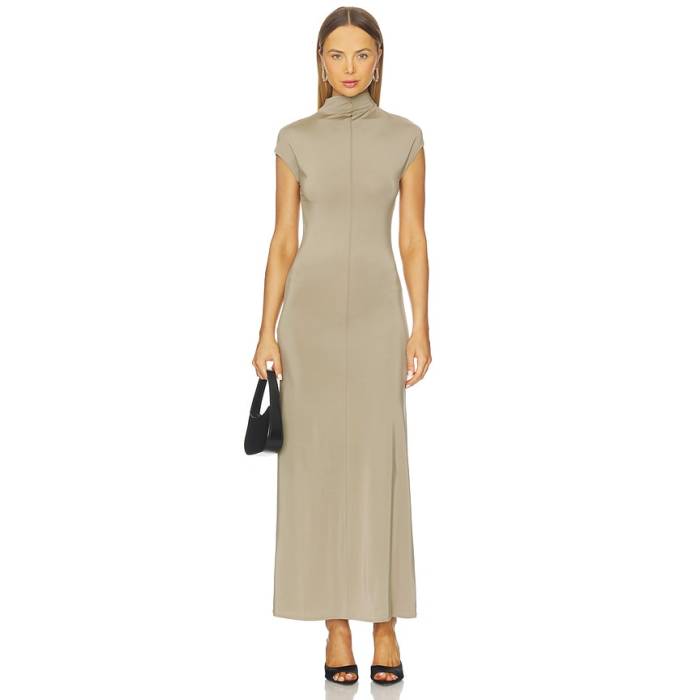 L\u0027academie 【 By Marianna Rebecca Maxi Dress Women Beige 】 御召しもの レディース ベージュ