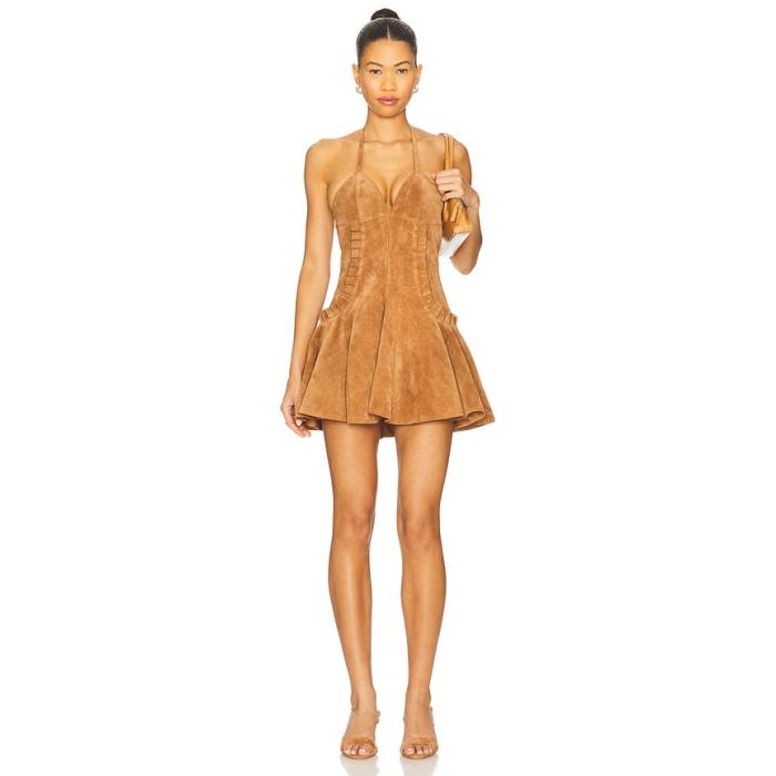 Understated Leather 【 Sugar High Dress Women Tan 】 ご機嫌 御召しもの レディース