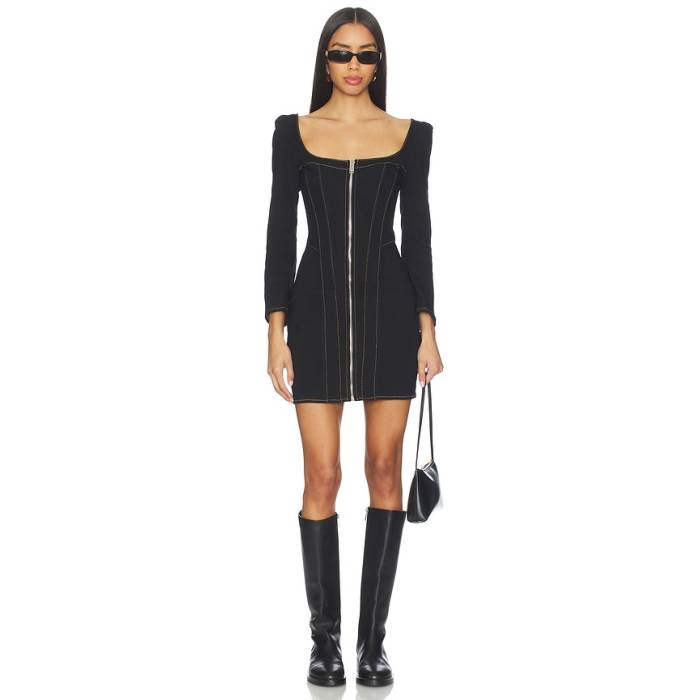 Understated Leather 【 Revenge Dress Women Black Denim 】 御召しもの レディース 黒いこと 黒いこと ジーンズ