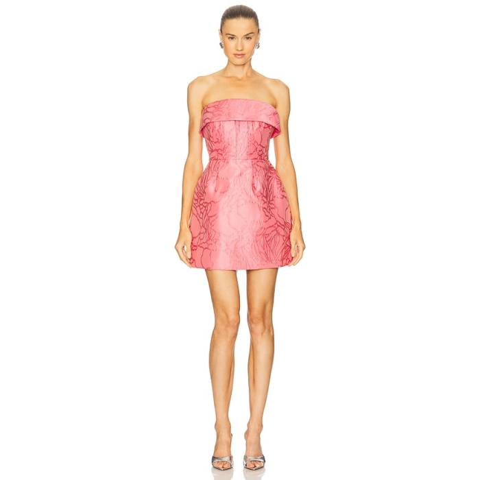 Rebecca Vallance 【 Petra Mini Dress Women Pink 】 御召しもの レディース pink さくら色