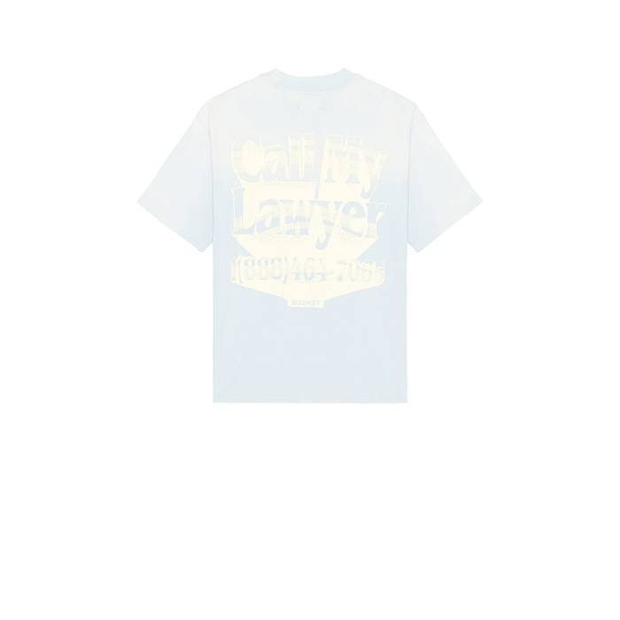 Market 【 Call My Lawyer 3D Tee Men Ice Blue 】 ティーシャツ メンズ 青碧 青碧