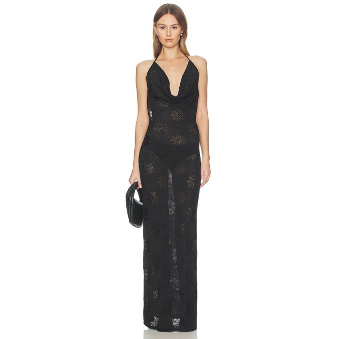 Asta Resort 【 Klara Dress Women Black 】 お召しもの レディース 黒いこと 黒いこと