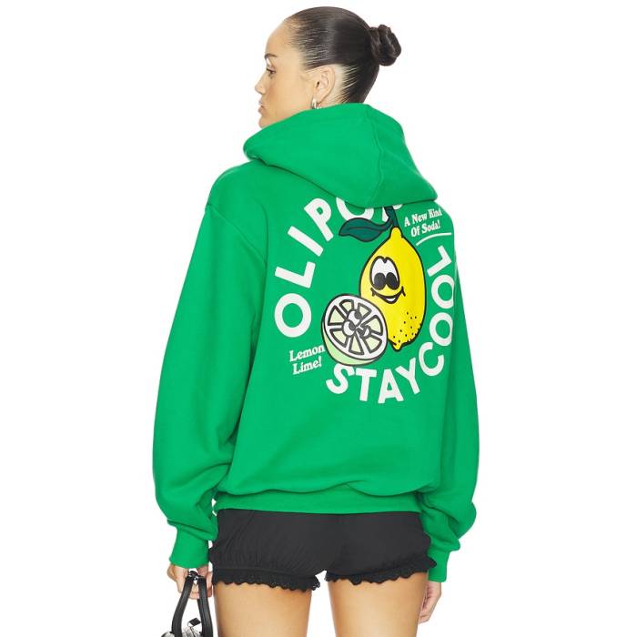 Stay Cool 【 X Olipop Lemon Lime Hoodie Unisex Green 】 ライム フーディー パーカー ユニセックス green 緑・グリーン|スニケス