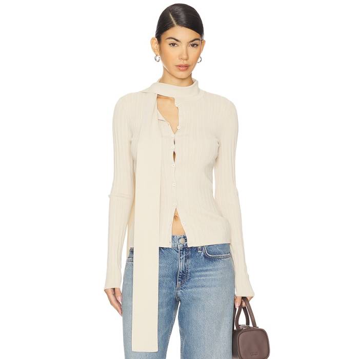 ラグアンドボーン Rag \u0026 Bone 【 Gianna Button Up Top Women Beige 】 レディース ベージュ