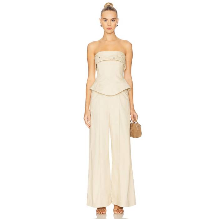 Et Ochs 【 Jordan Corset Bustier Jumpsuit Women Nude 】 飛び降りる背広 レディース