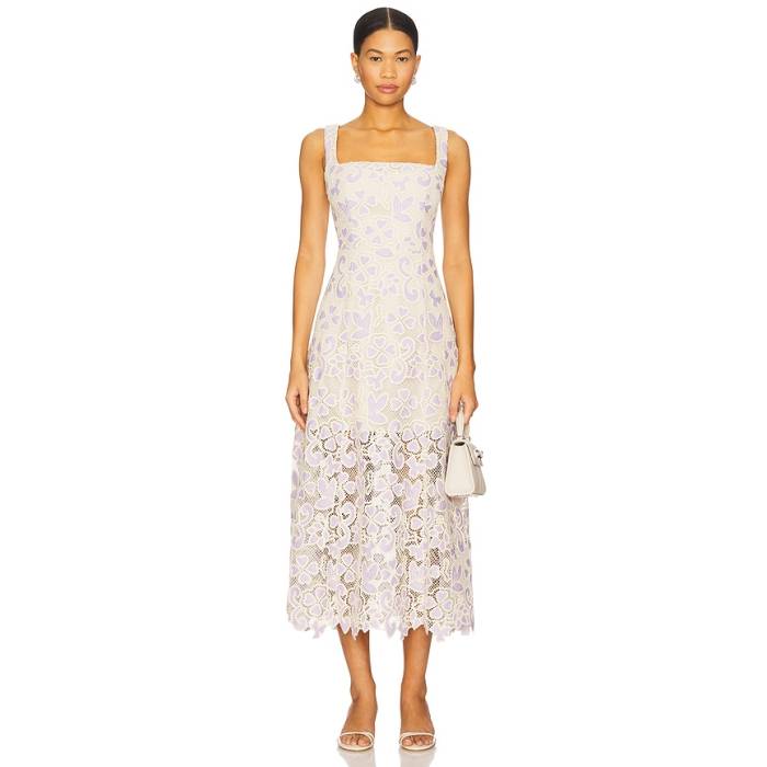 Elliatt 【 Jasmine Midi Dress Women Lilac Multi 】 お召しもの レディース