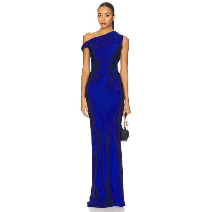 アマンダアプリチャード Amanda Uprichard 【 Modesto Maxi Dress Women Ultramarine 】 御召しもの レディース