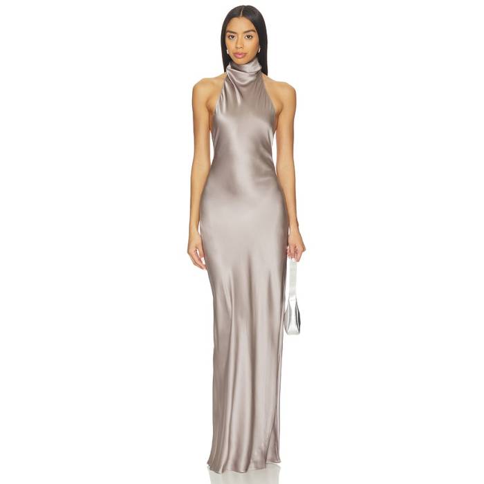 アマンダアプリチャード Amanda Uprichard 【 Santana Gown Women Smokey 】 レディース