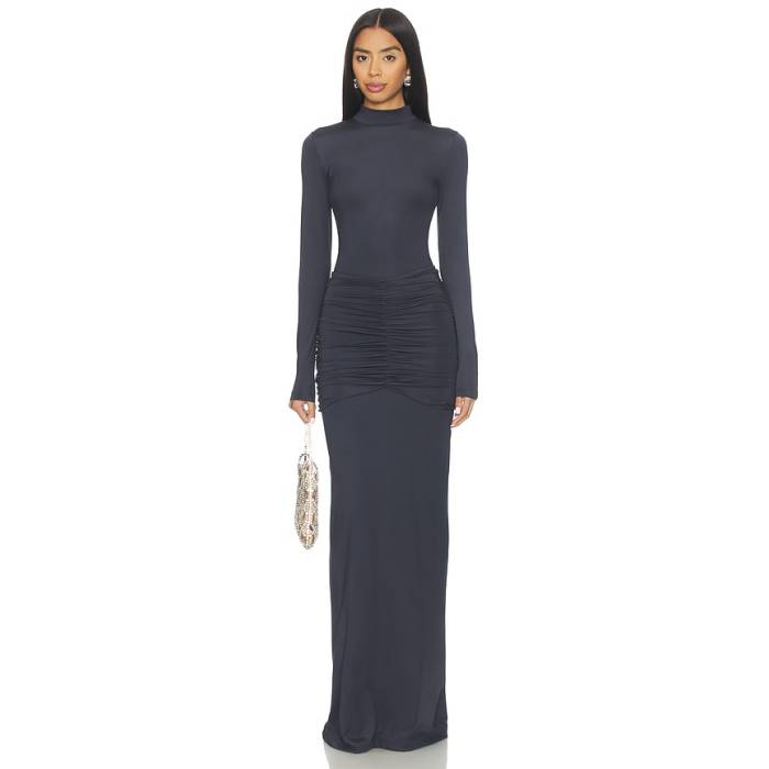 Ow Collection 【 Celia Maxi Dress Women Charcoal 】 お召しもの レディース 濃灰色