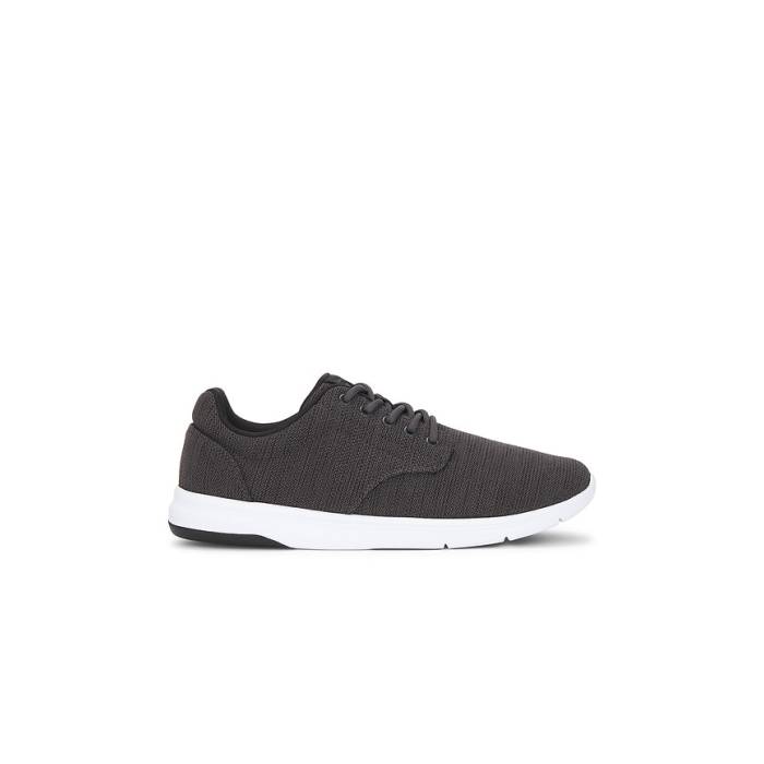 トラヴィスマシュー Travismathew 【 The Daily Ii Knit Sneakers Men Heather Grey Pinstripe 】 編み物 メンズ heather ギョリュウモドキ 薄墨色 薄墨色