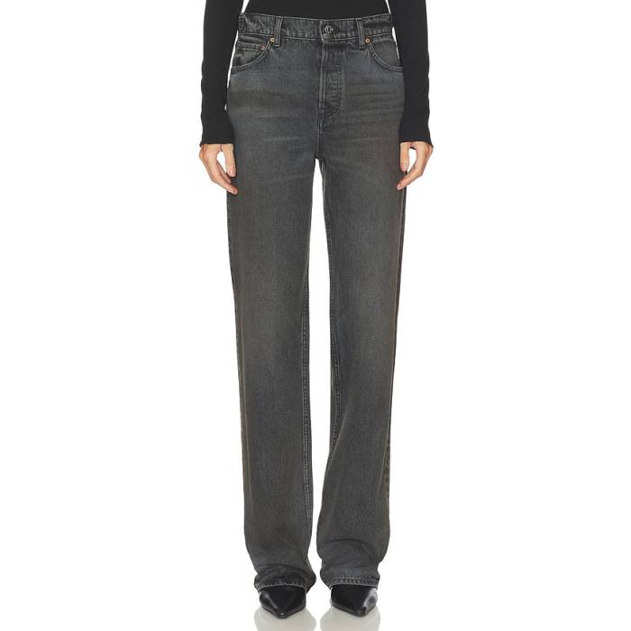 Grlfrnd 【 Bella Cinch Low Rise Boyfriend Women Dark Cloud 】 ライズ レディース