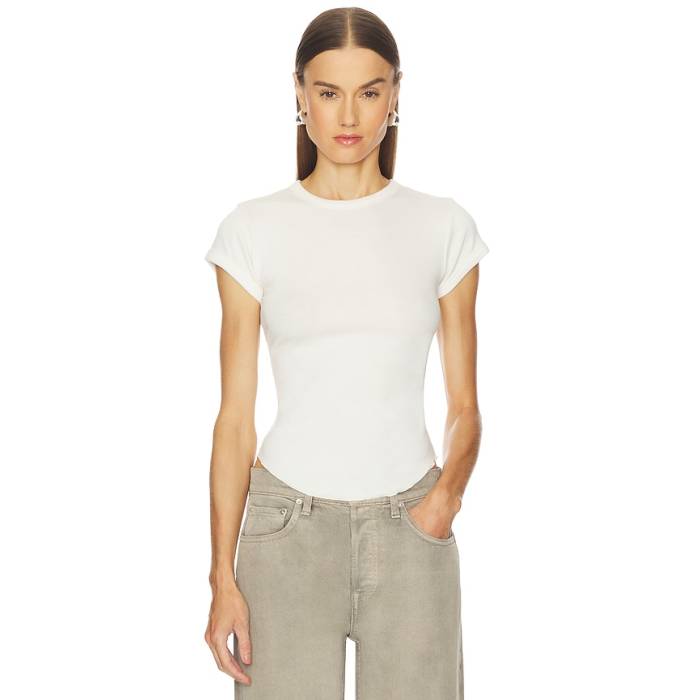Grlfrnd 【 Scoop Hem Baby Tee Women Bone 】 プルオーバー レディース