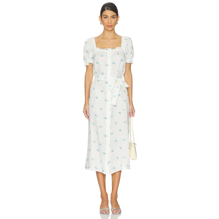 Sleeper 【 Brigitte Linen Midi Dress Women Linum 】 お召しもの レディース
