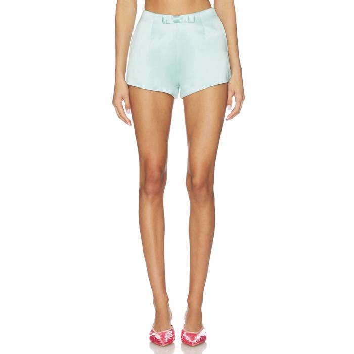 Bubish 【 Penelope Bow Hot Short Women Pastel Blue 】 レディース 青味 青み