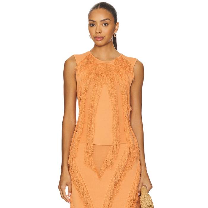 ウラ・ジョンソン Ulla Johnson 【 Bonnie Sleeveless Knit Top Women Tulip 】 Sleeveless ノン衣袂 編み物 レディース
