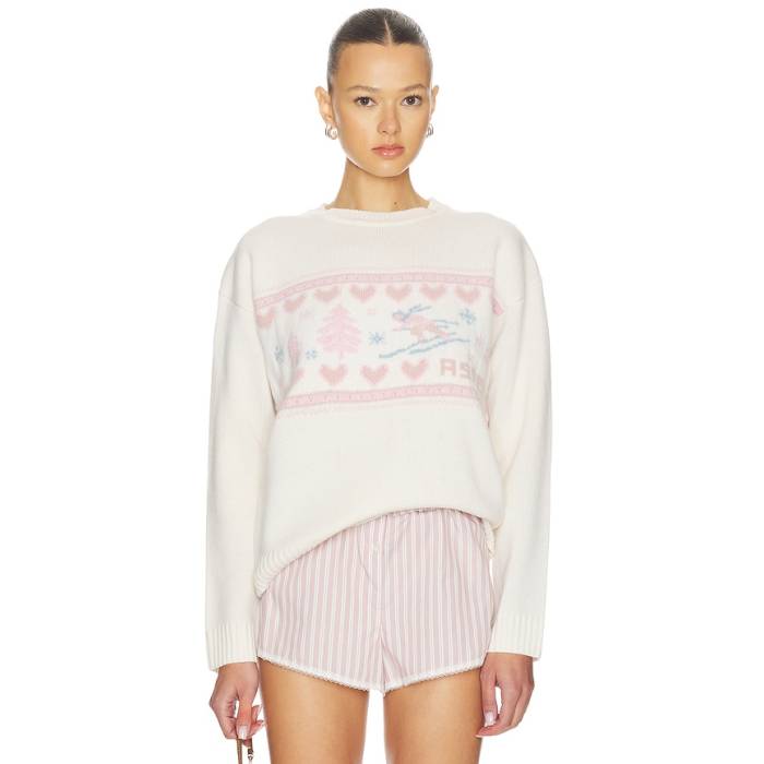 Loveshackfancy 【 Francie Pullover Women Apres Ivory 】 レディース 象牙色