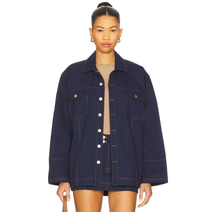 セブンワンダー Seven Wonders 【 Veronica Jacket Women Navy 】 ベロニカ Jacket ジャケット レディース 紺色 ネイビー