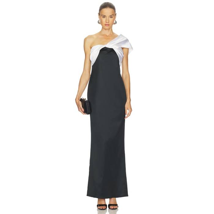 Majorelle 【 Nuria Gown Women Black \u0026Amp; White 】 レディース 黒いこと 黒いこと 白いこと 白いこと